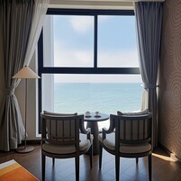 Estudio, 2 camas individuales, vistas al mar | Vistas al mar