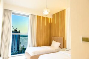 2 slaapkamers, een strijkplank/strijkijzer, wifi, beddengoed