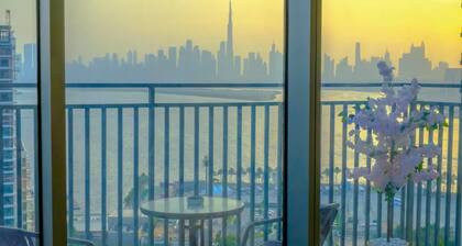 2BR in Creek Harbour w/Burj View