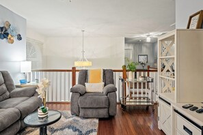 TV connectée, cheminée