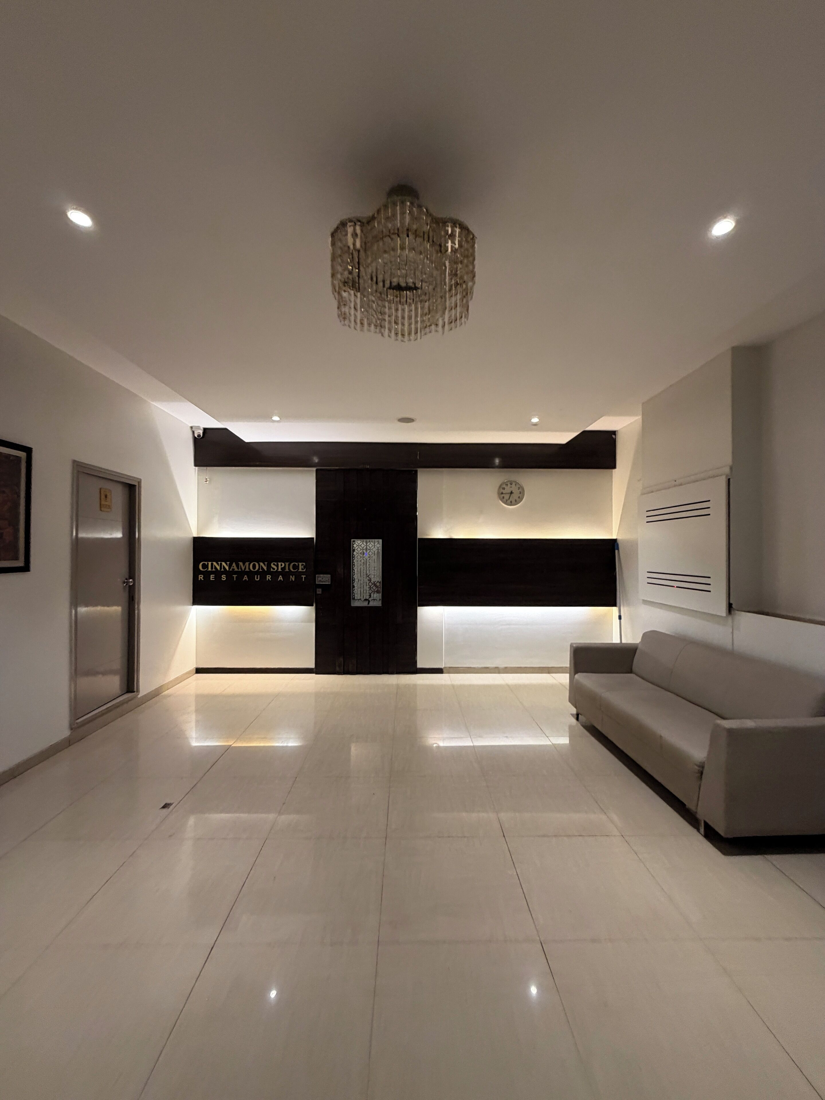 Lobby sitting area