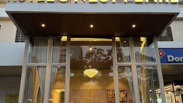 Voorkant van accommodatie