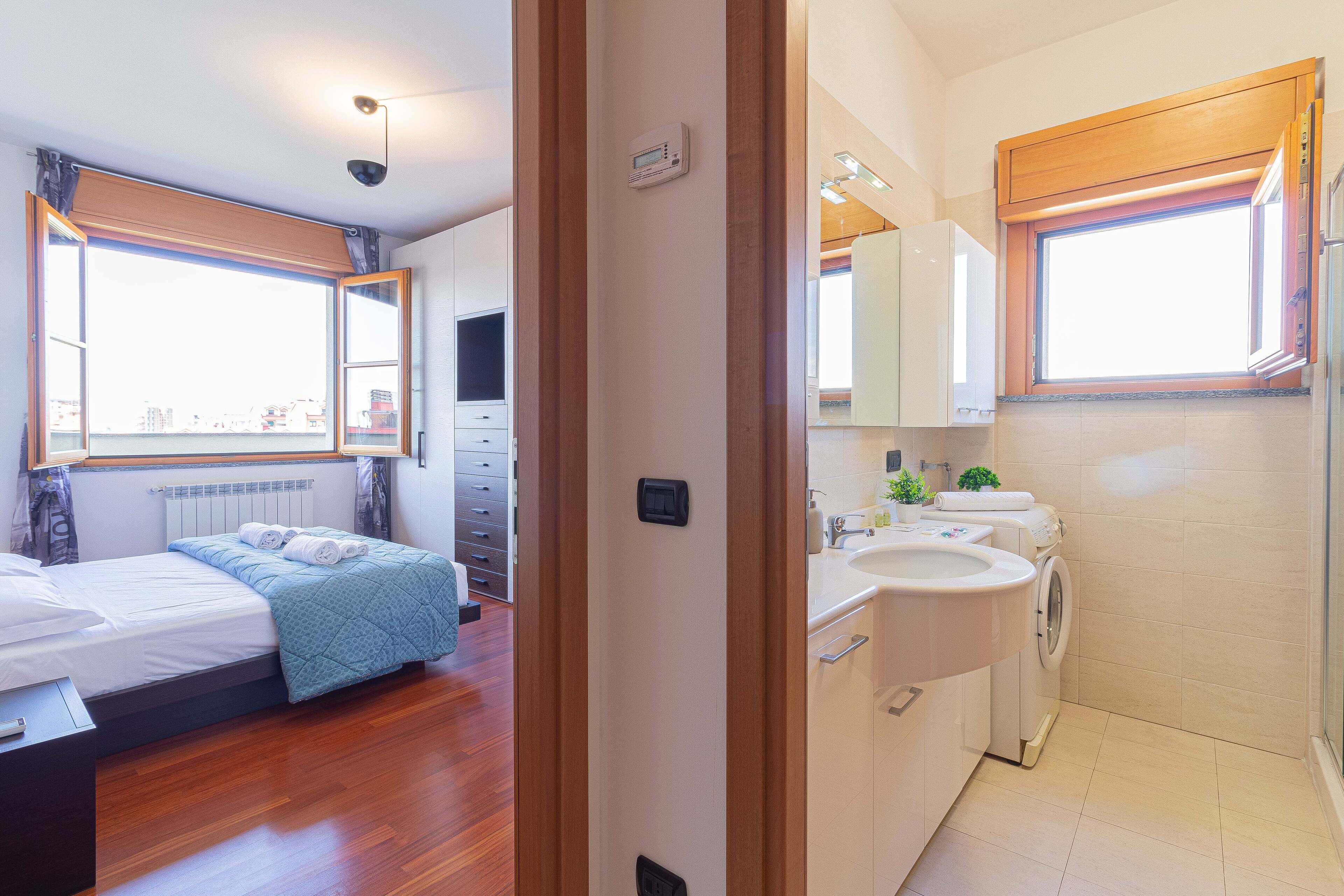 1 Schlafzimmer, Bügeleisen/Bügelbrett, kostenloses WLAN, Bettwäsche