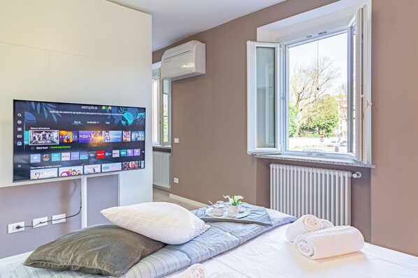 1 sovrum, strykjärn/strykbräda, gratis wi-fi och sängkläder