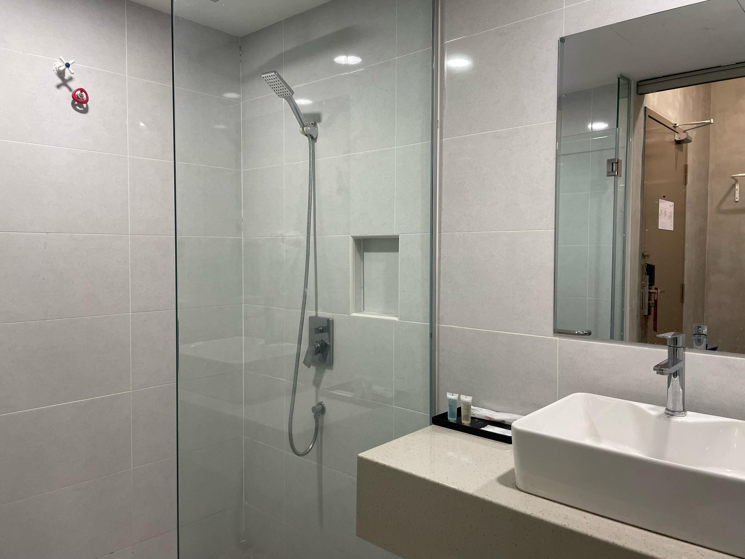 Dusj på badet