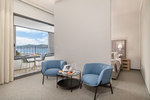 Deluxe Double or Twin Room, Balcony, Sea View | Minibar, in-room safe, desk, blackout drapes - Akademis Fit Split (Split)