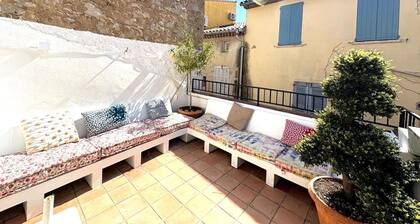 Charmantes Dorfhaus Saint-Tropez Zentrum mit Dachterrasse