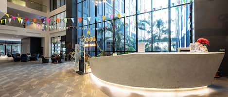 Sala de estar en el lobby