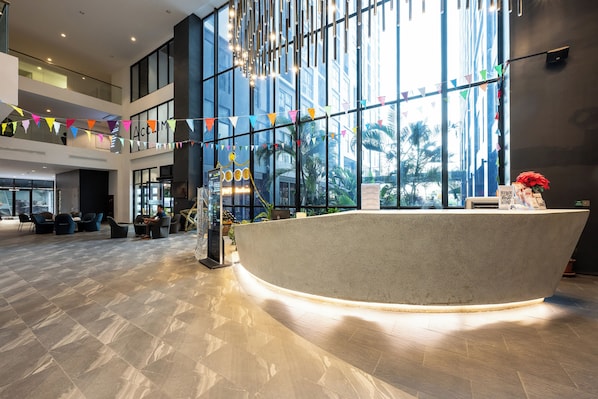 Lobby sitting area