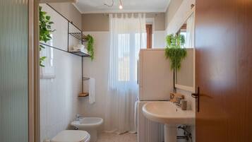 Douche, sèche-cheveux, bidet