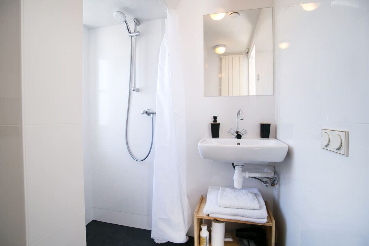 Hair dryer, towels