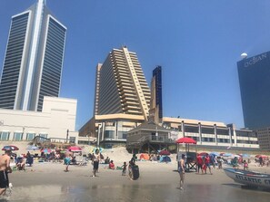 On the beach