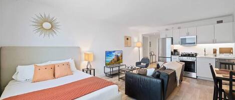 Fer et planche Ă repasser, Wi-Fi, literie fournie