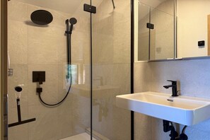 Shower, hair dryer