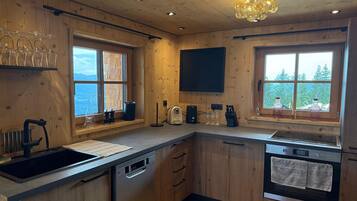 Kühlschrank, Ofen, Herdplatte, Geschirrspüler