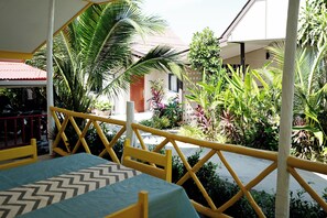 Luxury Double Room, Beach View | Terrace/patio - Beachfront Villa with Sunset (Koh Samui)