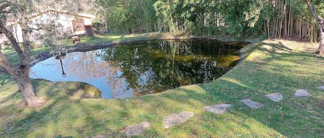 Maison, 4 chambres, piscine privée, vue jardin | Enceinte de l’hébergement