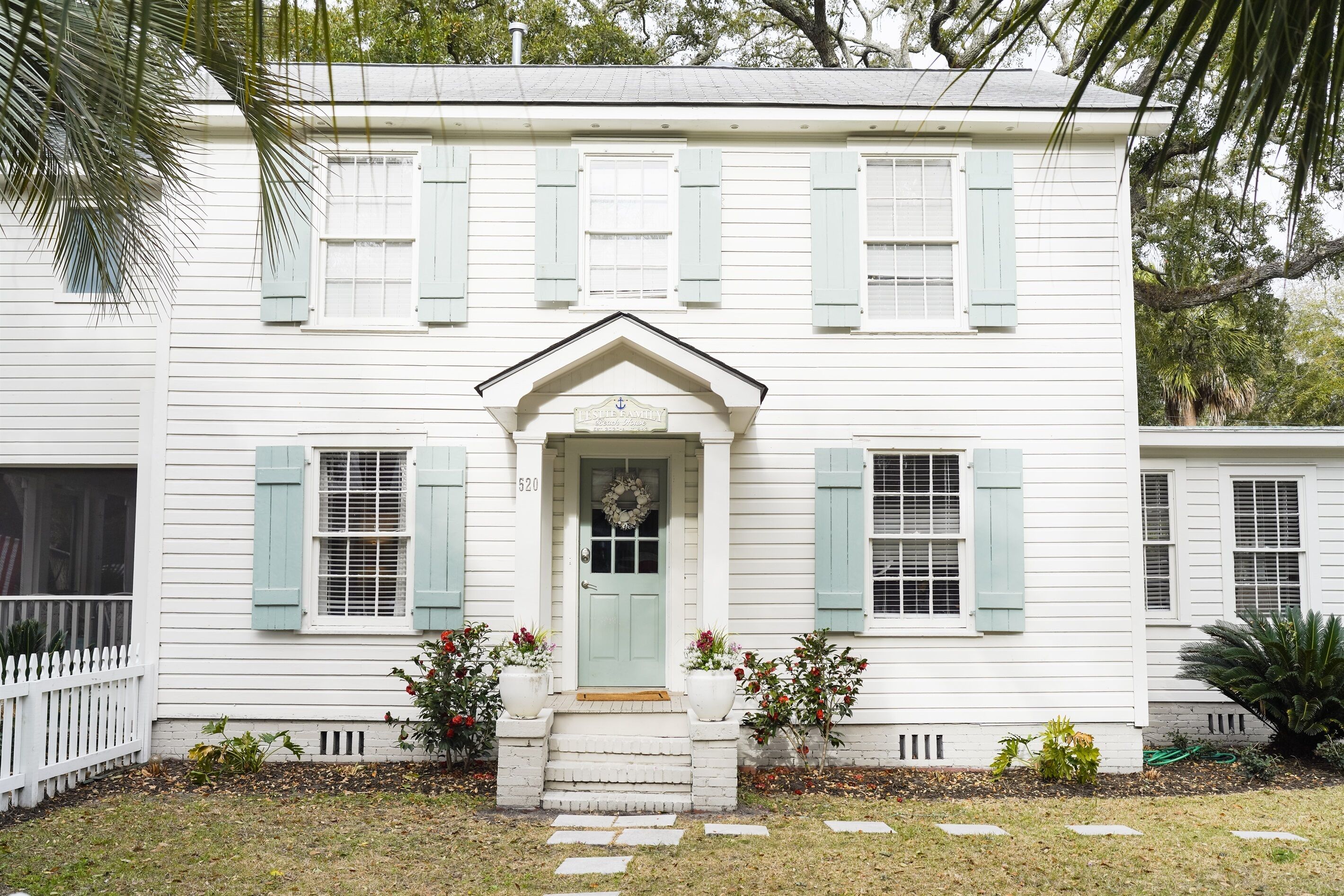 Front of the house