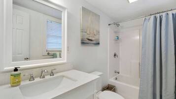 Hair dryer, towels