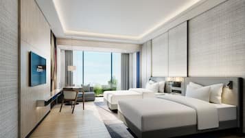 Minibar, desk, blackout drapes, free WiFi
