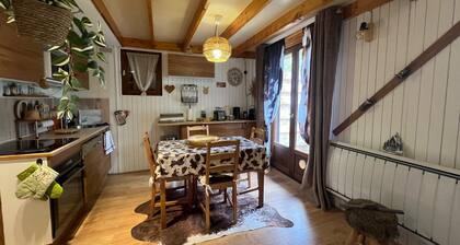 Charmant chalet montagnard Ă Barcelonnette, 4 pers, terrasse et jardin