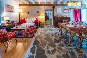 Interior - Holiday Home 'Mouton' with Mountain View and Balcony (La Chaudière)