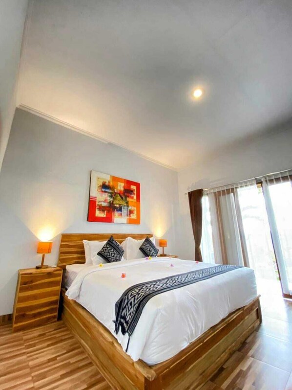 Chambre Double Deluxe, balcon, vue jardin