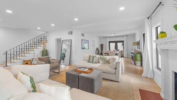 Smart TV, fireplace, offices