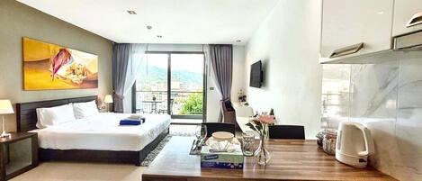 1 bedroom, iron/ironing board, Internet, bed sheets