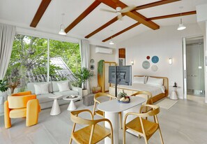 1 chambre, fer et planche à repasser, lit parapluie, Wi-Fi gratuit