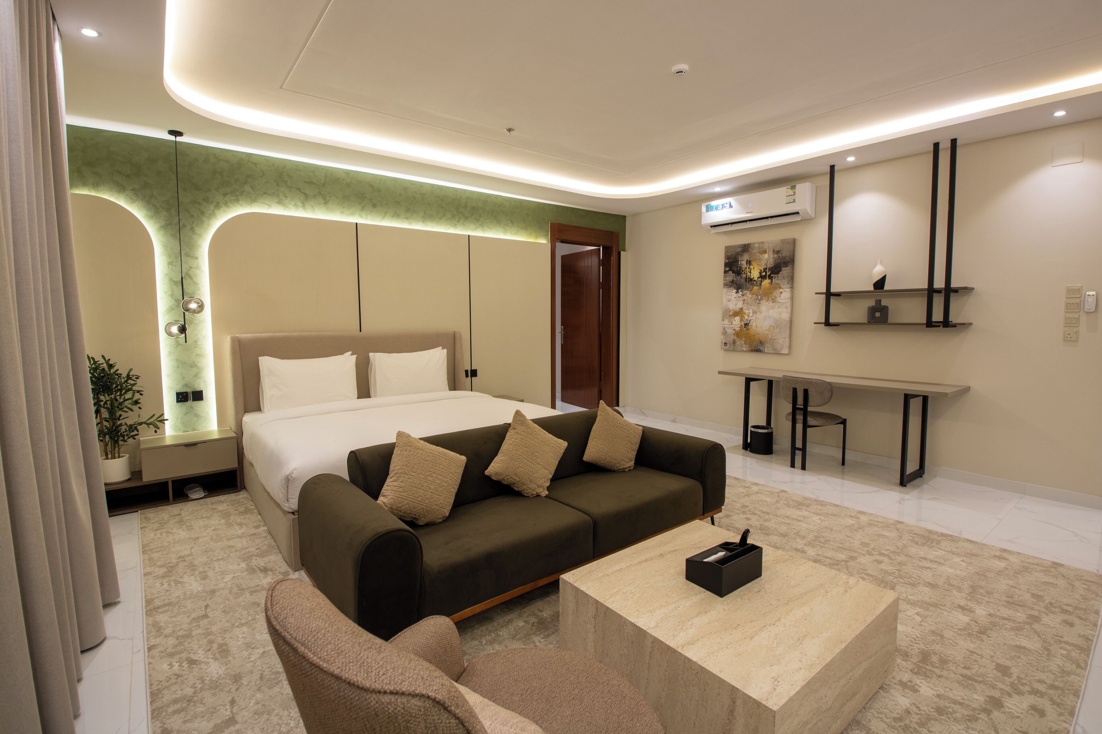 Luxury-Apartment, Stadtblick