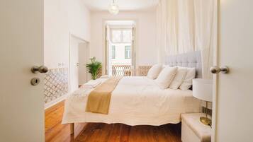 Bright & Airy Bedroom with Balcony