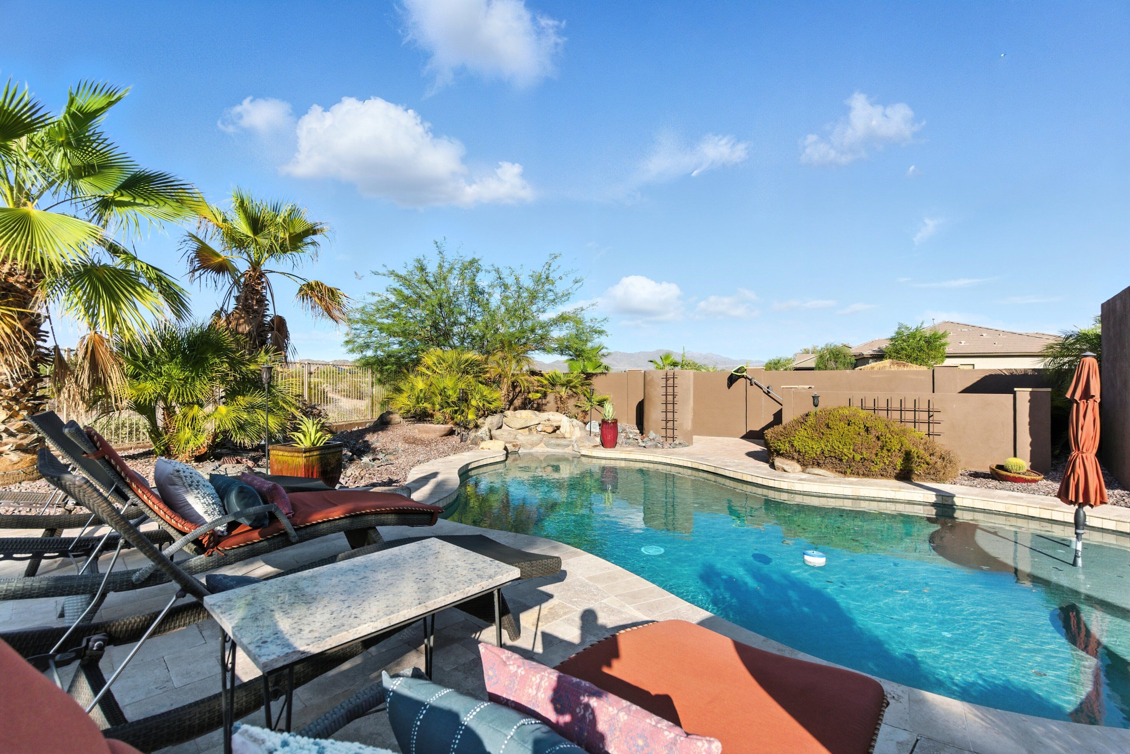 Et oppvarmet basseng