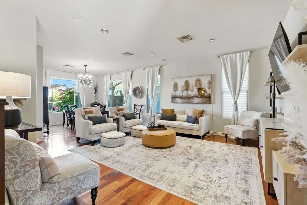 Smart TV, fireplace, foosball, offices