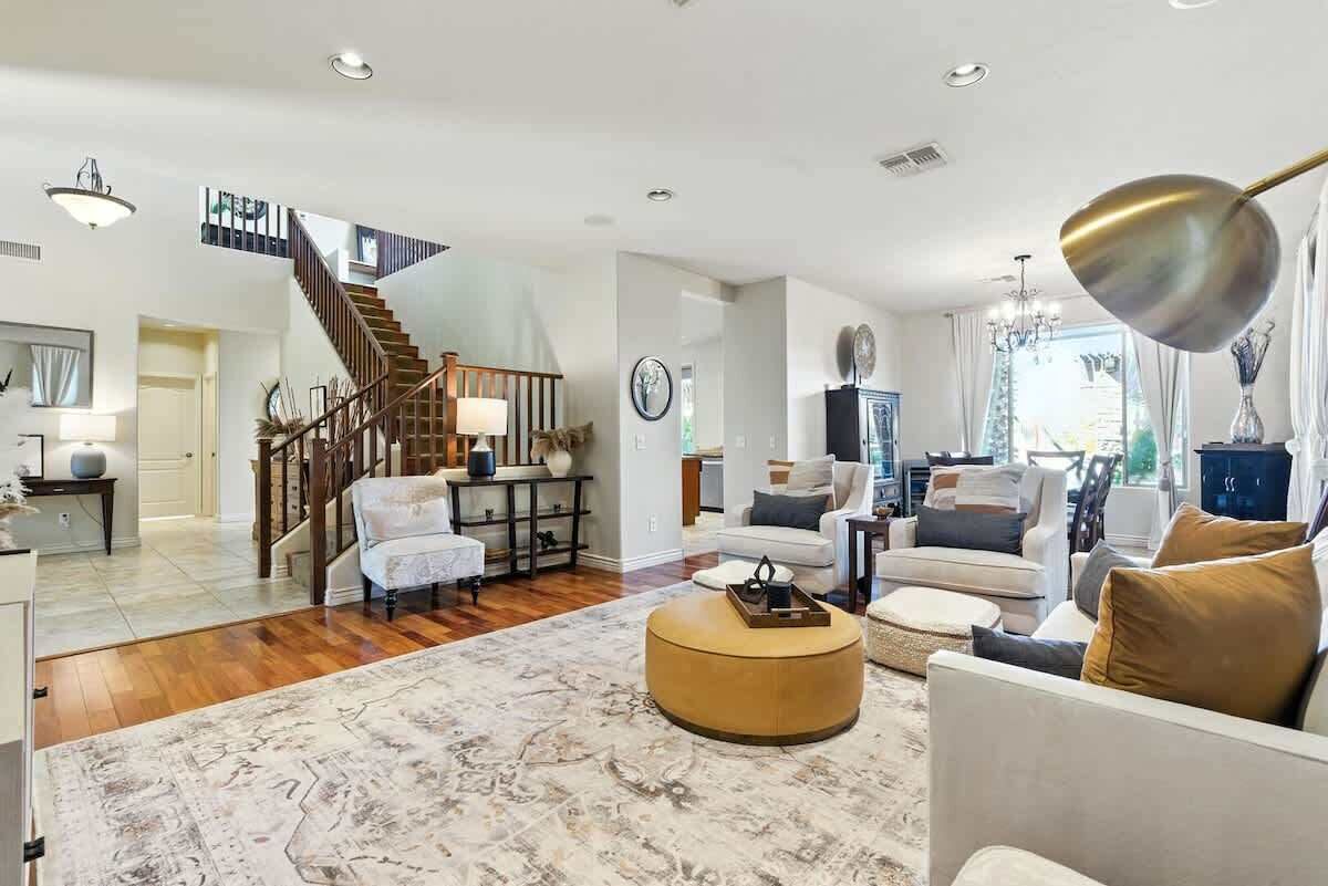 Smart TV, fireplace, foosball, offices