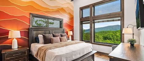 4 habitaciones, tabla de planchar con plancha, cuna de viaje y wifi