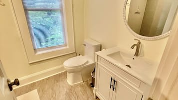 Towels, soap, toilet paper