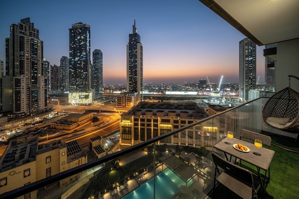 Luxury Apartment, 2 Bedrooms, Balcony, Pool View | Balcony