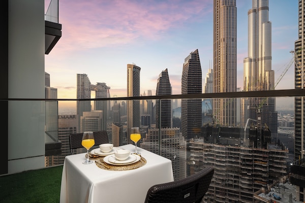 Luxury Apartment, 1 Bedroom, Balcony, City View | Balcony