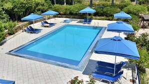 House, Smoking - Bluewhite Studio - Mountain View by the Pool (Kefalonia)