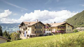 Majoituspaikan julkisivu