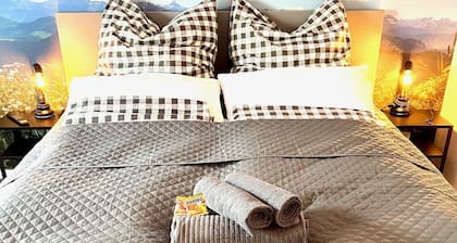 Exklusive FeWo AllgäuStern Steibis mit WLAN Sauna Kamin und OberstaufenPLUS Card
