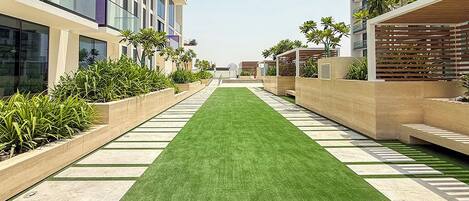 Overnattingsstedets uteområder