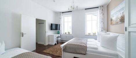 2 makuuhuonetta, ilmainen Wi-Fi, vuodevaatteet