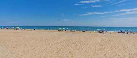Gandules de platja i tovalloles de platja