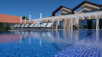 Udendørs pool, liggestole