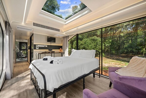 1 chambre, bureau, Wi-Fi, draps fournis