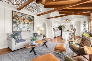 Smart TV, fireplace, video games