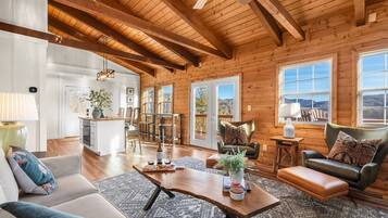 Smart TV, fireplace, video games