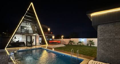 Charming 4-bedroom villa with WiFi and AC in Qəbələ